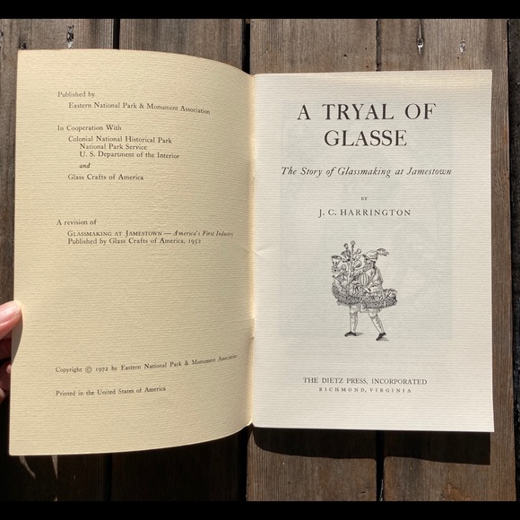 3 Virginia Arts Glassmaking at Jamestown Williamsburg Silversmith History Guide - Picture 9 of 16